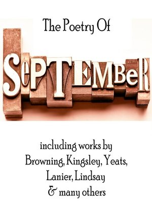 cover image of The Poetry of September